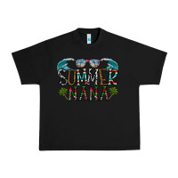 Black summer nana Urban Heavy Tee - CowhideDigitalArt