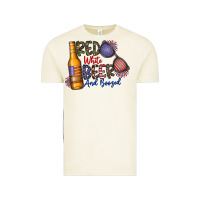 Vintage Arctic red white beer and boozed Vintage Tee - CowhideDigitalArt