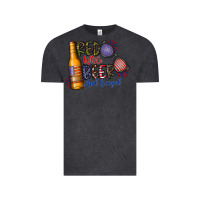 Vintage Black red white beer and boozed Vintage Tee - CowhideDigitalArt