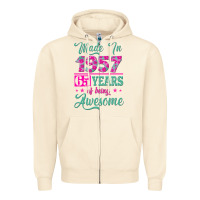 Sandshell made in 1957, 65 years of being awesome kopya Zipper Hoodie - Jasminsmagicworld