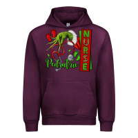 Mauve Wine Christmas Character Urban Hoodie - NancyCooperArtShop