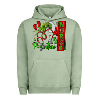 Pigment Oil Green Christmas Character Urban Hoodie - NancyCooperArtShop