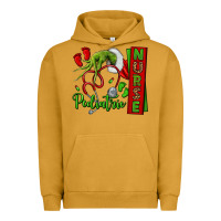 Pigment Peanut Butter Christmas Character Urban Hoodie - NancyCooperArtShop