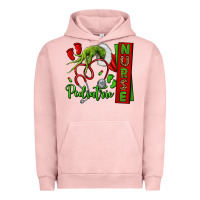 Pigment Salmon Christmas Character Urban Hoodie - NancyCooperArtShop