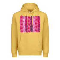 Antique Gold breast cancer brushstroke Premium Hoodie - AdoDesignShop