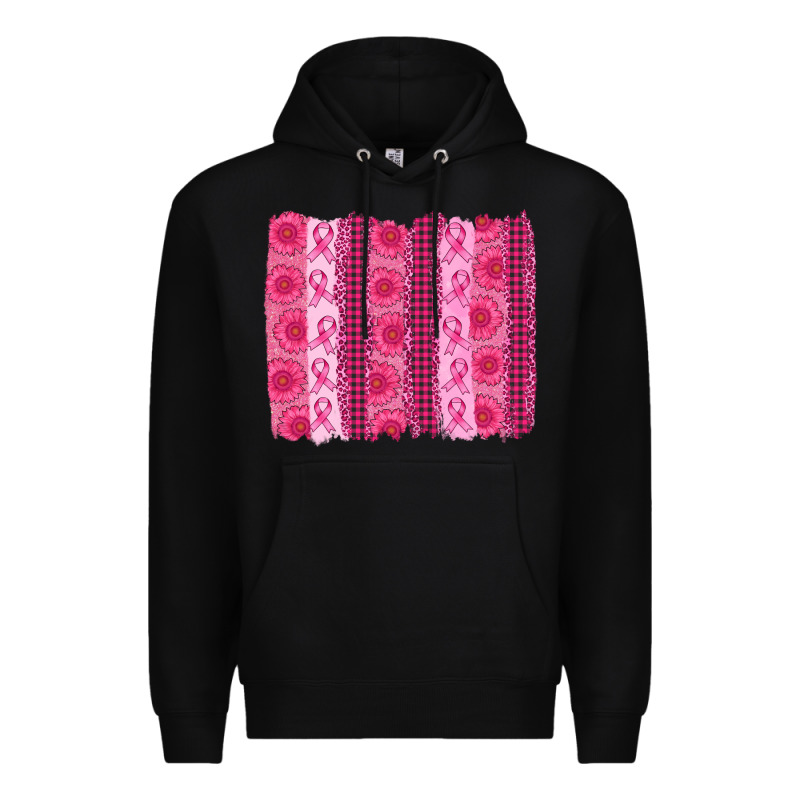 Breast Cancer Brushstroke Premium Hoodie by AdoDesignShop | Teevron