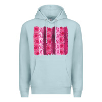 Blue Mist breast cancer brushstroke Premium Hoodie - AdoDesignShop