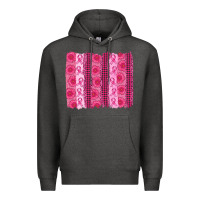 Charcoal Heather breast cancer brushstroke Premium Hoodie - AdoDesignShop