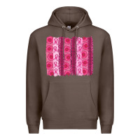 Coffee breast cancer brushstroke Premium Hoodie - AdoDesignShop