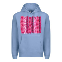 Colony Blue breast cancer brushstroke Premium Hoodie - AdoDesignShop