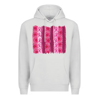 Dove Grey breast cancer brushstroke Premium Hoodie - AdoDesignShop