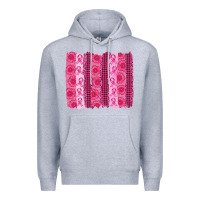 Heather Grey breast cancer brushstroke Premium Hoodie - AdoDesignShop