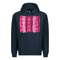 Navy breast cancer brushstroke Premium Hoodie - AdoDesignShop