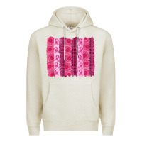 Oatmeal Heather breast cancer brushstroke Premium Hoodie - AdoDesignShop