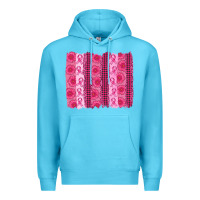 Ocean Blue breast cancer brushstroke Premium Hoodie - AdoDesignShop