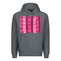 Rock breast cancer brushstroke Premium Hoodie - AdoDesignShop