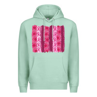 Seafoam breast cancer brushstroke Premium Hoodie - AdoDesignShop