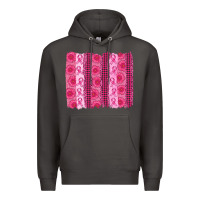 Smoke breast cancer brushstroke Premium Hoodie - AdoDesignShop