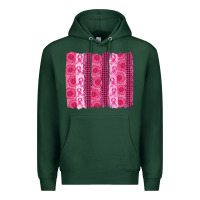 Sports Green breast cancer brushstroke Premium Hoodie - AdoDesignShop