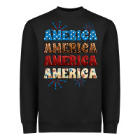 Black Western America Heavyweight Sweatshirt - Neo Western