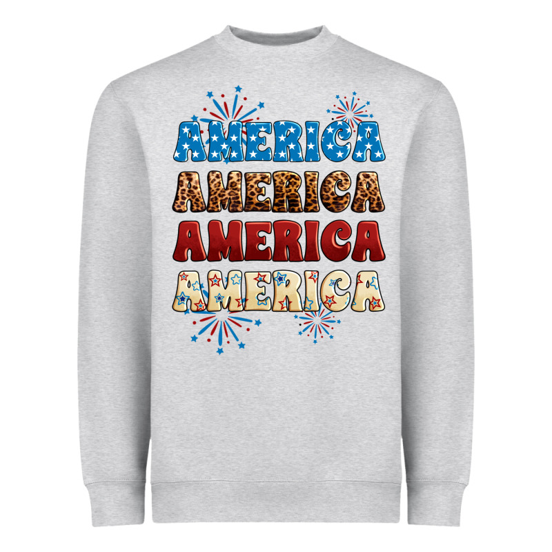 Western America Heavyweight Sweatshirt by Neo Western | Teevron