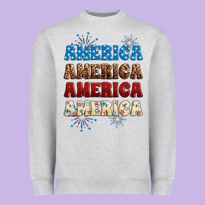 Western America Heavyweight Sweatshirt Designed By Neo Western
