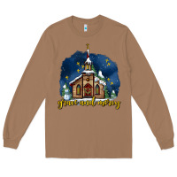 Toasted Coconut Christmas church and snow grace and mercy Long Sleeve Tee - AdoDesignShop