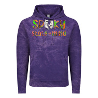 Cloud Purple Spooky State of Mind Vintage Hoodie - texasbilliewilder