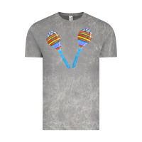 Cloud Rock blue maracas Vintage Tee - FaDigitalArtStudio