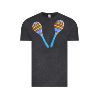 Vintage Black blue maracas Vintage Tee - FaDigitalArtStudio