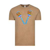 Vintage Coffee blue maracas Vintage Tee - FaDigitalArtStudio