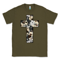Army Green cowhide cross Classic Tee - JahusDesignShop