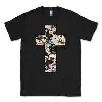 Black cowhide cross Classic Tee - JahusDesignShop