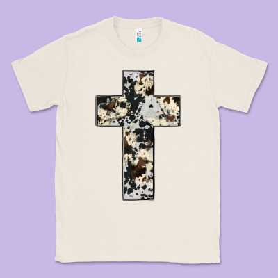 Cowhide Cross Classic Tee Designed By Jahusdesignshop
