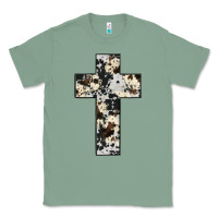 Sage cowhide cross Classic Tee - JahusDesignShop