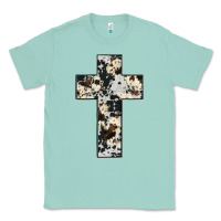 Seafoam cowhide cross Classic Tee - JahusDesignShop