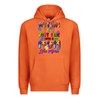 Carrot autism i'll be just fine with a mom like mine Premium Hoodie - Artiststas
