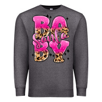 Charcoal Heather santa baby Premium Sweatshirt - MaliasSmallBusiness