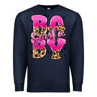 Navy santa baby Premium Sweatshirt - MaliasSmallBusiness