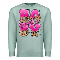 Seafoam santa baby Premium Sweatshirt - MaliasSmallBusiness