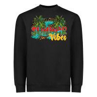Black summer vibes Heavyweight Sweatshirt - SublimationCraftShop