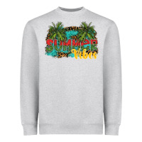 Heather Grey summer vibes Heavyweight Sweatshirt - SublimationCraftShop