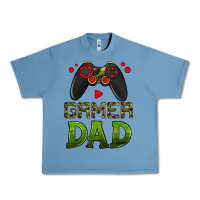 Pebble Blue gamer dad Urban Heavy Tee - HRA Design Shop