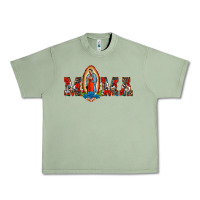 Oil Green mama our lady of guadalupe Urban Heavy Tee - BarkalooDesign