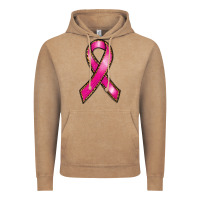 Breast Cancer Ribbon Vintage Hoodie | Teevron
