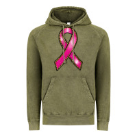 Vintage Olive breast cancer ribbon Vintage Hoodie - RanaPortraitStore