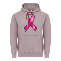 Vintage Zinc breast cancer ribbon Vintage Hoodie - RanaPortraitStore