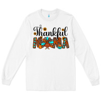 White thankful mama Long Sleeve Tee - JahusDesignShop