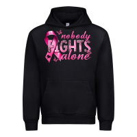 Black nobody fights alone cancer Urban Hoodie - NancyCooperArtShop