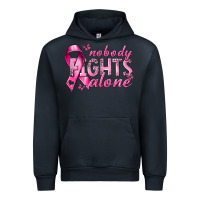 Navy nobody fights alone cancer Urban Hoodie - NancyCooperArtShop